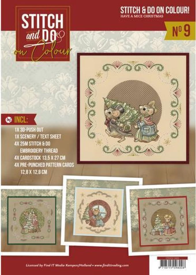 Stitch and Do on Colour 009 - Yvonne Creations - Have a Mice Christmas