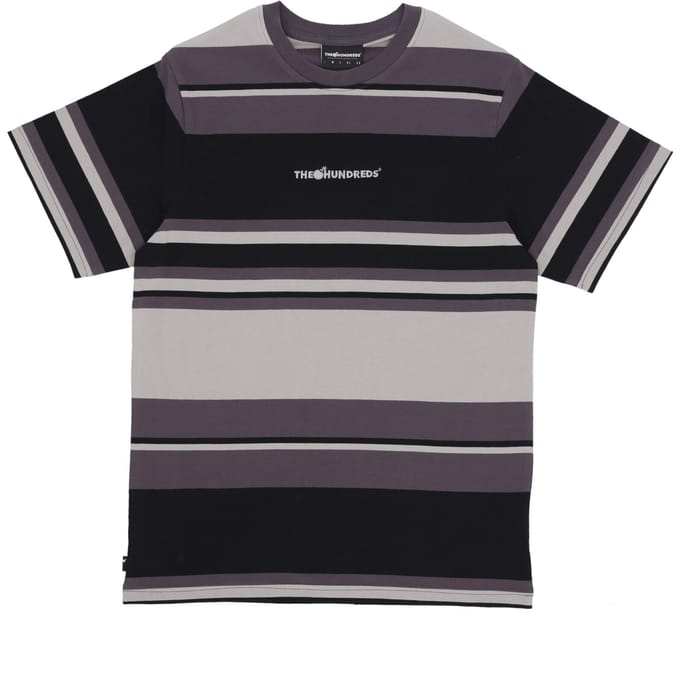Stone Stripe Tee zwart T-shirt voor heren