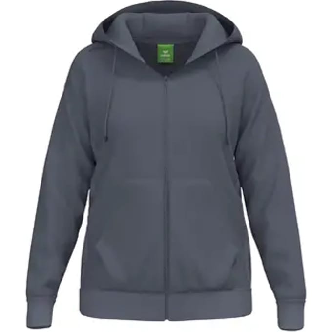 Erima Ts Sweatjack Met Capuchon Dames - Slate Grey | Maat: 46