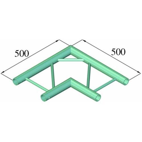 ALUTRUSS BILOCK BQ2-PAC21H 2-way Corner 90°