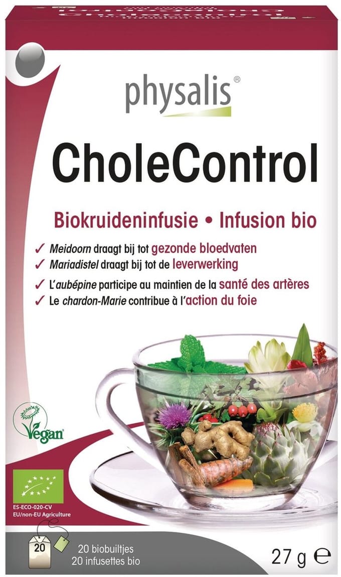 Physalis Cholecontrol thee bio 20 Zakjes