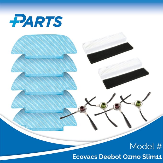 Ecovacs Deebot Ozmo Slim11 Onderhoudsset (Plus.Parts® alternatief voor DK3G-KTA)