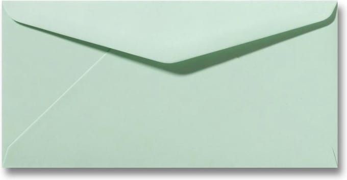 Envelop 11 x 22 cm Lentegroen 100 stuks
