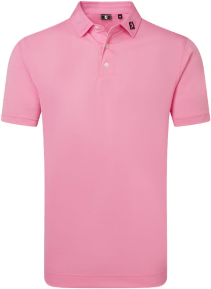 Footjoy Stretch Pique Heren Poloshirt Field Pink