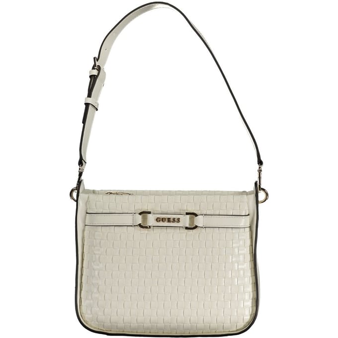 Guess Jeans Witte Polyethyleen Handtas