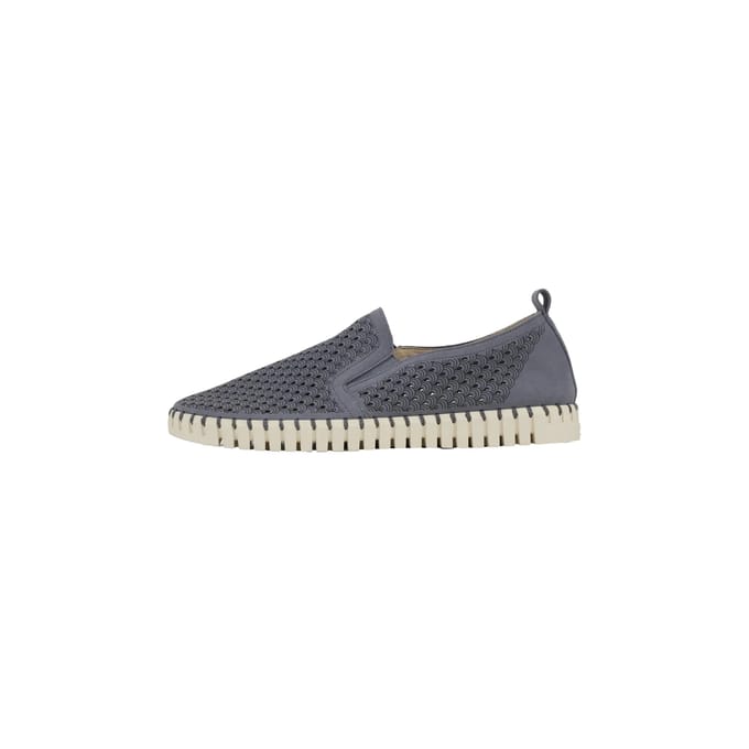 Instappers Heren TULIP140MEN beige zool - 636 Grey Blue