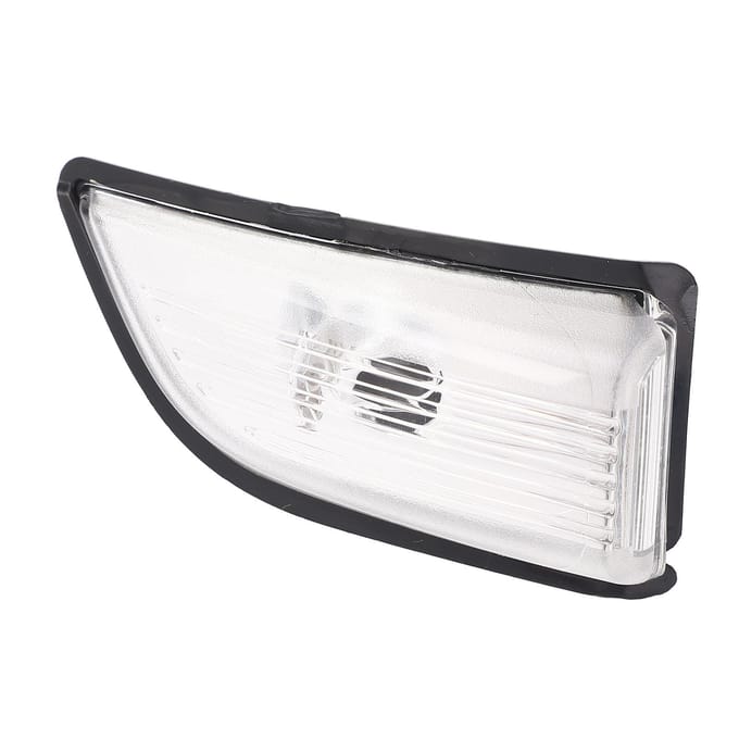 Lentille de Clignotant de Rétroviseur Latéral Coques de Lampe de Couverture de Clignotant Extérieur pour XC60 2008 à white