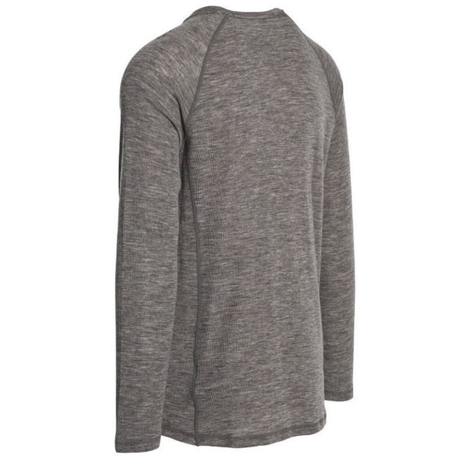 Trespass Heren Wexler Merino Base Layer Top (Donkergrijs mergel)