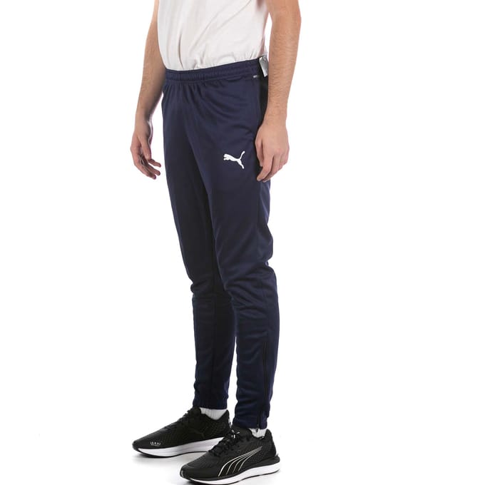 Heren Puma Team Rise Training Poly Broek in marine