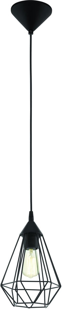 EDI light Tarbes Hanglamp - E27 - Ø 17,5 cm - Grijs