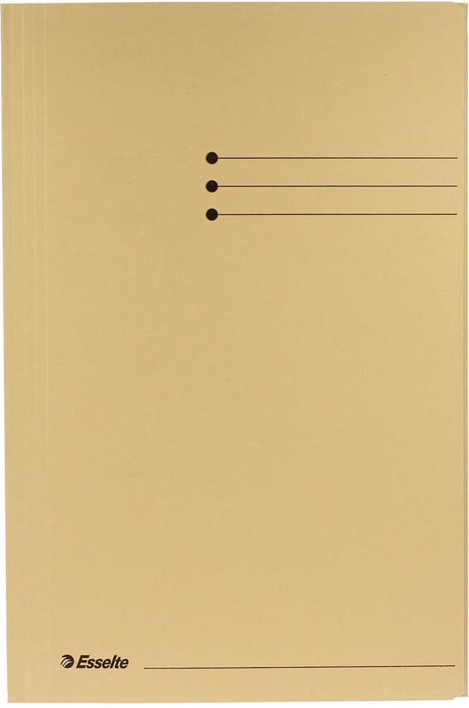 Esselte Manilla 3-klepsmap - folio - 50 stuks - Gems