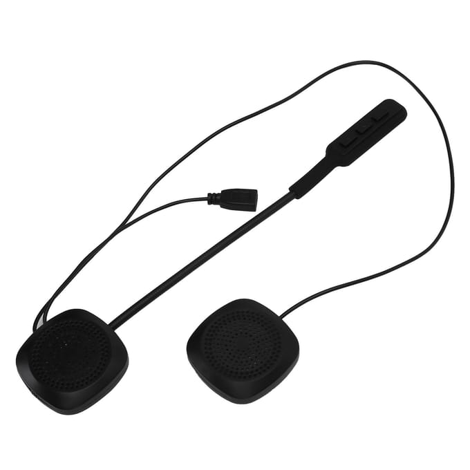 Motorhelm Bluetooth Koptelefoon Draadloze Bluetooth 5.0 Stereo Geluidsreducerende Headset black