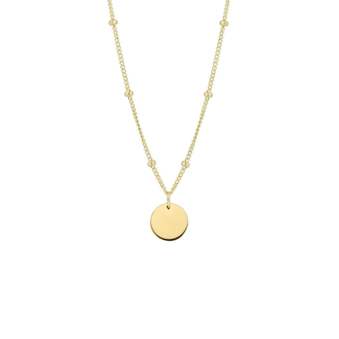 Geelgouden Collier rondje 1 4021474