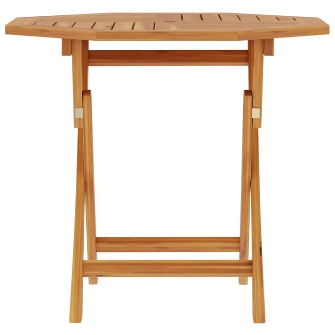 vidaXL - Tuintafel - inklapbaar - 85x85x76 - cm - massief - teakhout