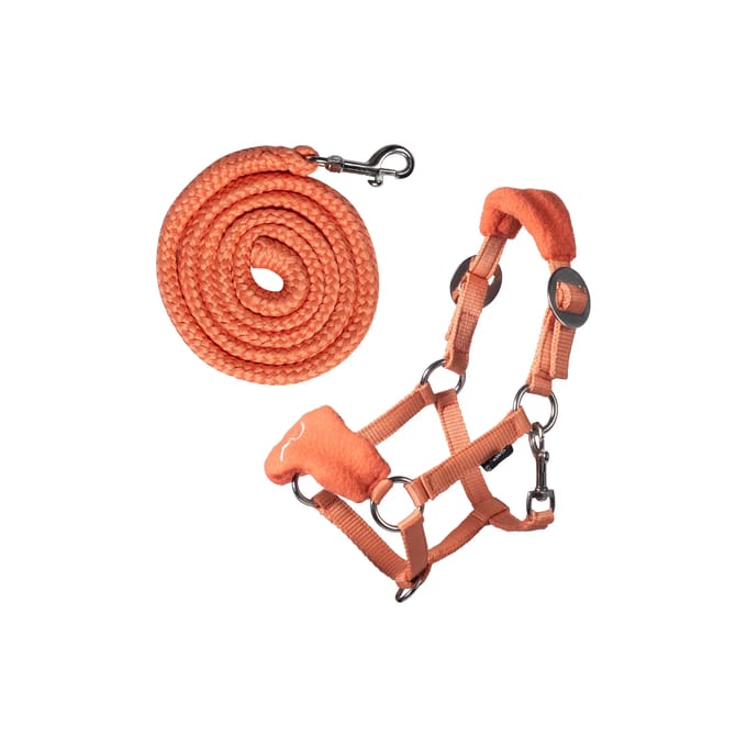 HKM - Hobby Horse Halster Fleece - Oranje