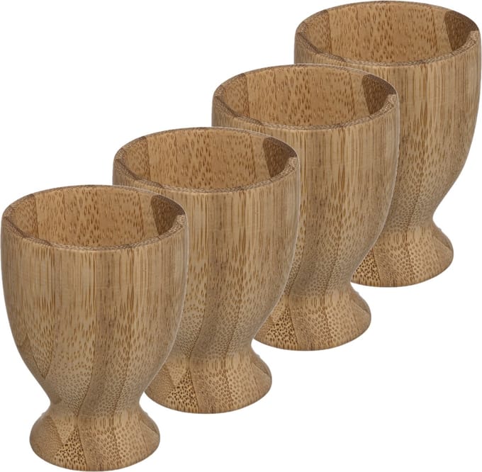 Secret de Gourmet Eierdopje - 8 stuks - Bamboe - 7,5 cm