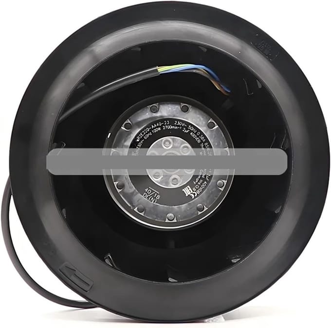 Industriële Ventilator - Koelmotor - Elektronische Koeling - Energiezuinig Ontwerp - 225 mm