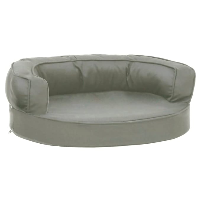 Tapis pour chien ergonomique 60 x 42 cm Aspect lin Gris