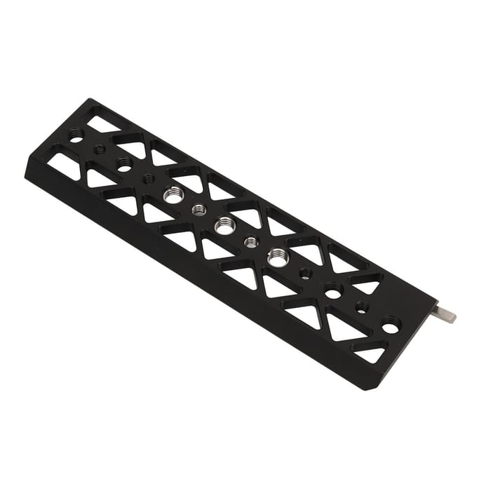Zwaluwstaartplaat voor Arca 8 inch 14 38 Schroefdraadgaten Aluminium Snelkoppelings Zwaluwstaart Statief Basisplaat black
