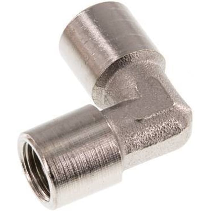 G 1/8'' Vernikkeld Messing L-Fitting 90graden 16 Bar [5 Stuks]