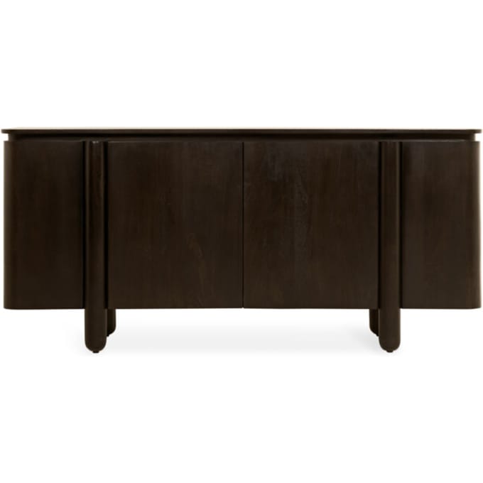 Dressoir Rondo Donkerbruin 175cm - Giga Meubel