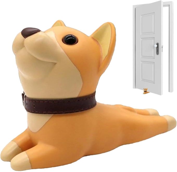 Deurstoppers PVC - Antislip Wig - Deur Stabiliseren - Puppy Vorm - 15.4 cm Lengte - A