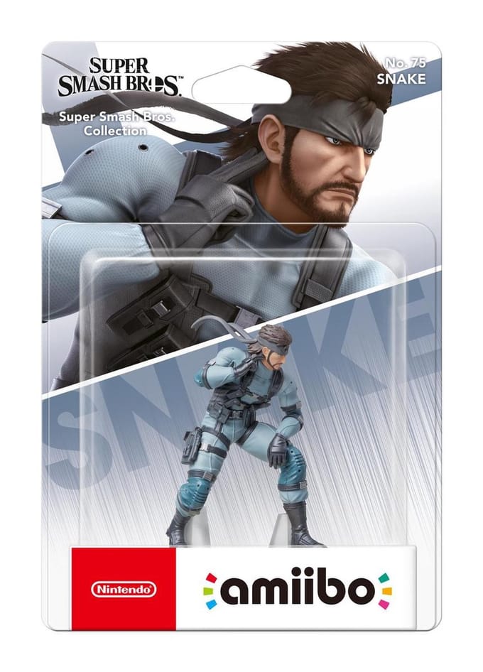 Nintendo amiibo Ingame speelfiguur - Solid Snake (Super Smash Bros. Series)