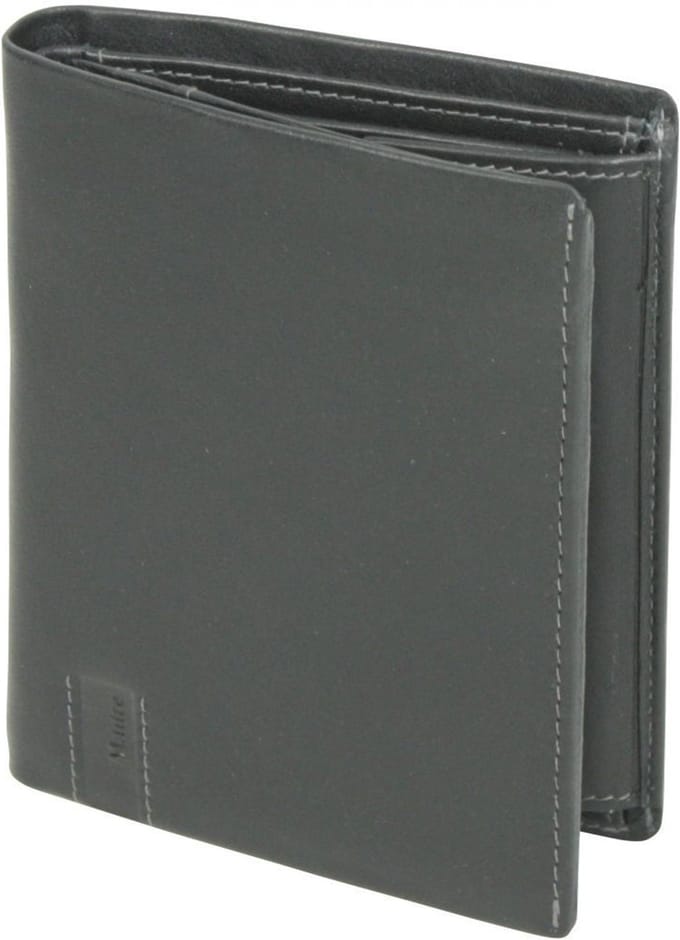Maître Speciale make-up portemonnee leer 10 cm - Jongens - Staand formaat - schwarz