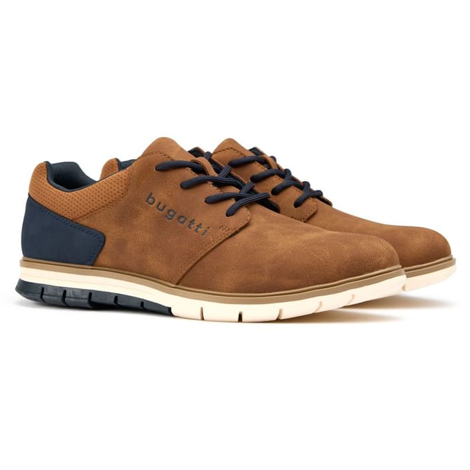 Bugatti heren sneakers cognac - Maat 42 - Uitneembare zool