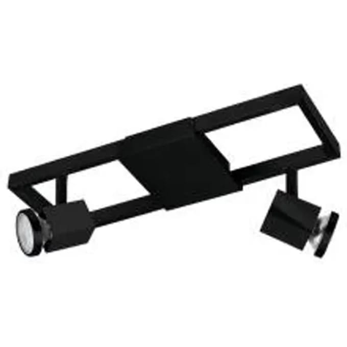 Eglo Opbouwspot Zeraco - Zwart - 2xgu10 - 4,5w