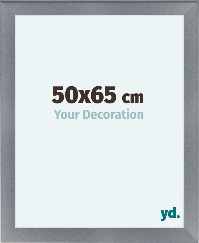 Your Decoration - Fotolijst 50x65 cm - MDF - Aluminium Geborsteld - Como