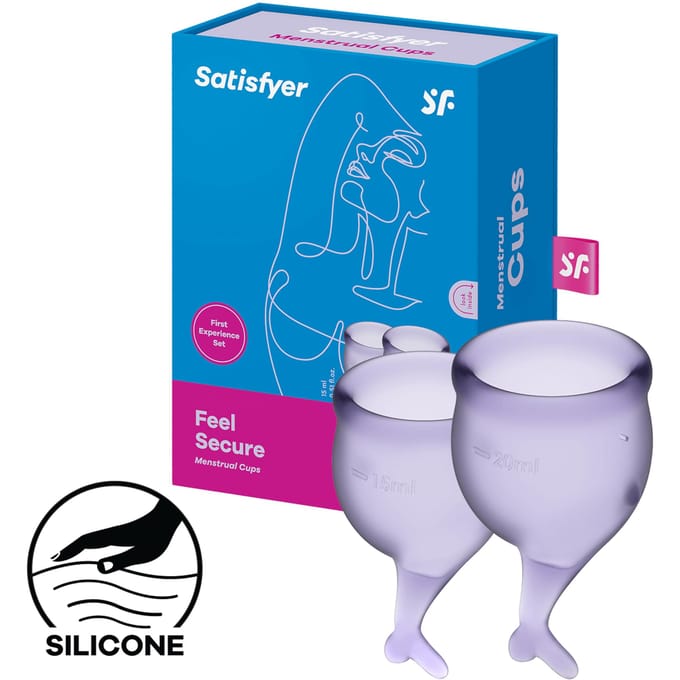 Satisfyer 'Feel Secure - Menstrual Cup Set', 15 & 20 ml