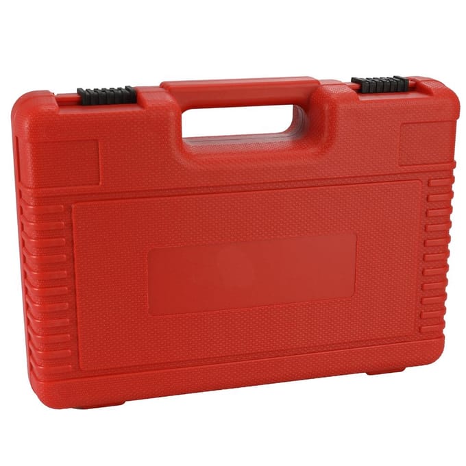 Auto Cilinder Lek Tester Lekkage Detector Kit Set Benzine Motor Meter Tool Kit Dubbel red