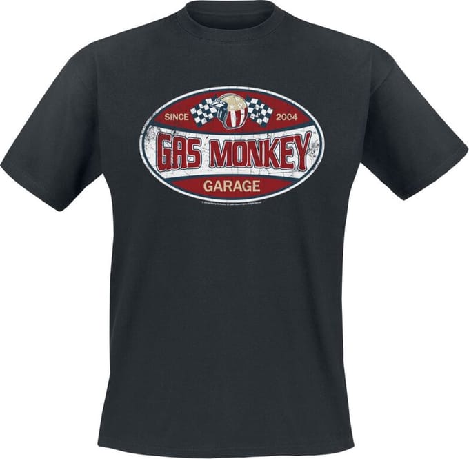 Gas Monkey Garage Since 2004 Label Heren T-shirt - zwart - M