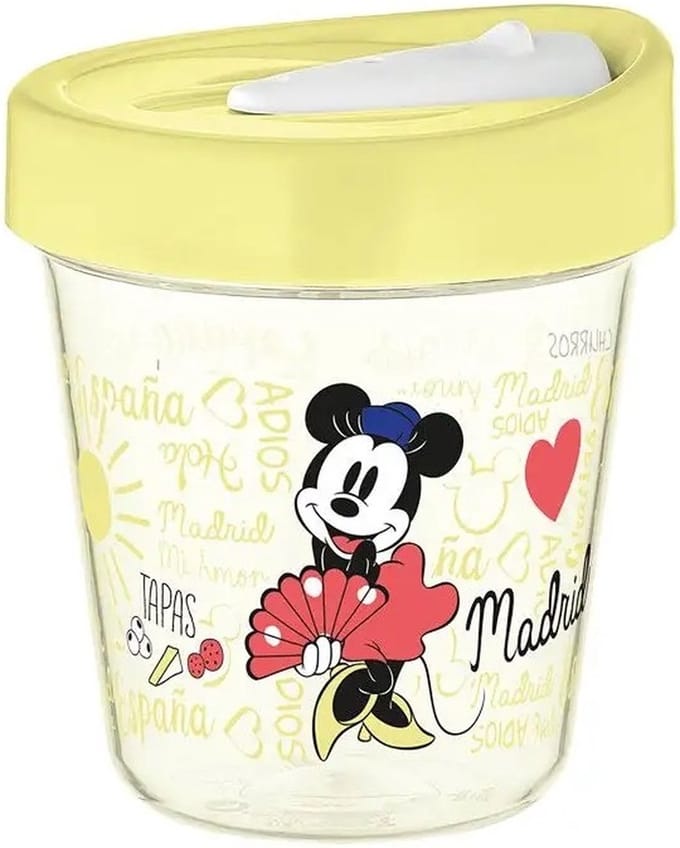 DISNEY Minnie Mouse Reisbeker geel 350ml