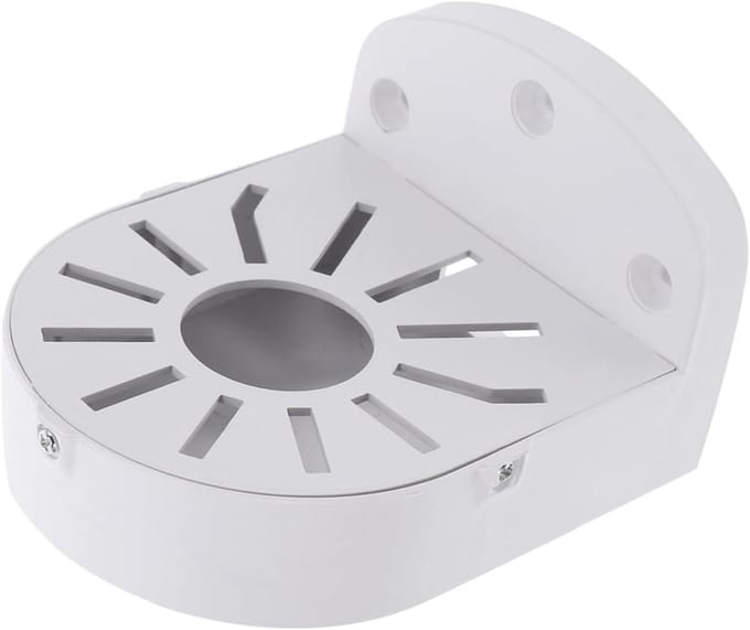 Beveiligingscamera Beugel - Camera Mount - Netjes Wegwerken - 360 Graden Zicht - 12.2 x 9.8 x 7.5 cm - Wit