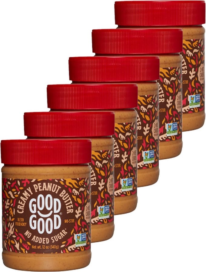 Good Good | Creamy Peanut Butter | 6 stuks | 6 x 340g