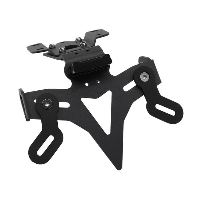 Motorkentekenplaathouder Beugel Spatborden Eliminator Kit met LED-licht Compatibel met MT-07 zwart