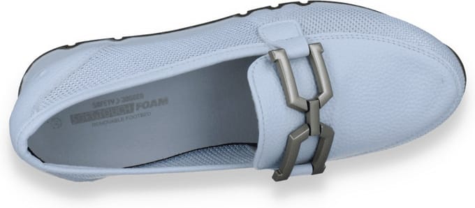 Sj Lifestyle Dames Mocassin | Wit | Maat: 41