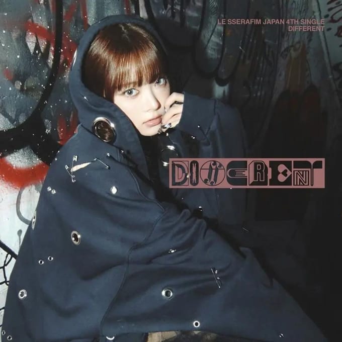LE SSERAFIM - [DIFFERENT] Japan 4e Single Album SOLO HONG EUNCHAE