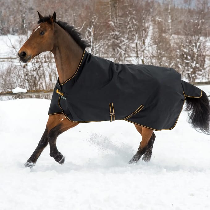 Bucas Irish Turnout 100grs - maat 135/183 - black