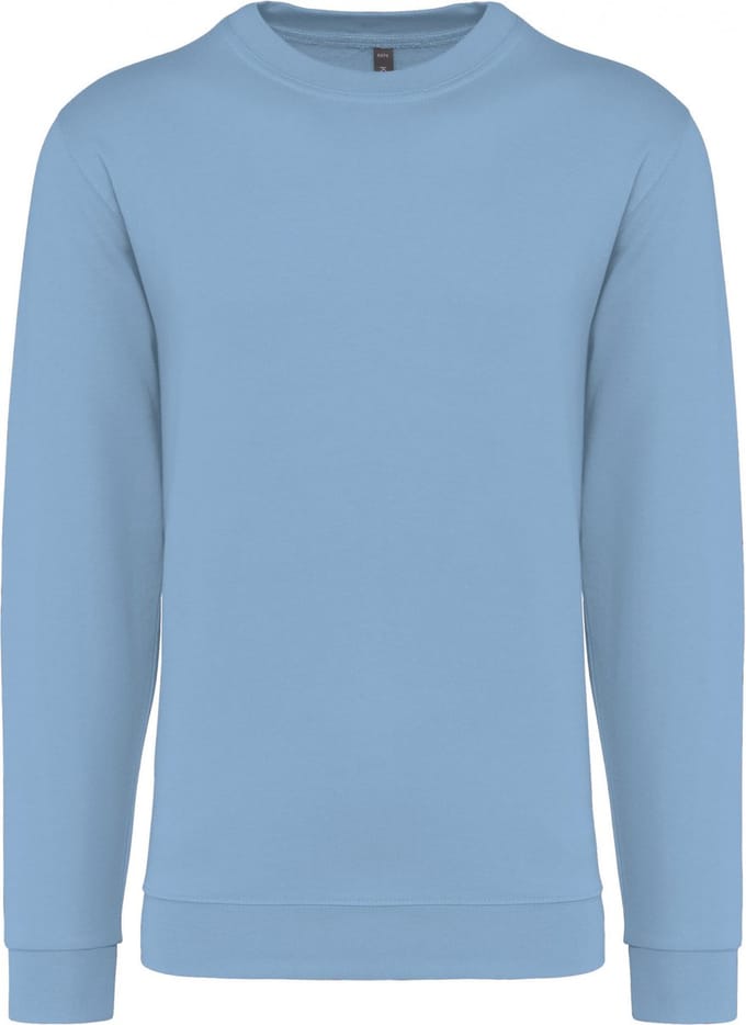 Sweater 'Crew Neck Sweatshirt' Kariban Collectie Basic+ maat 4XL Sky Blue