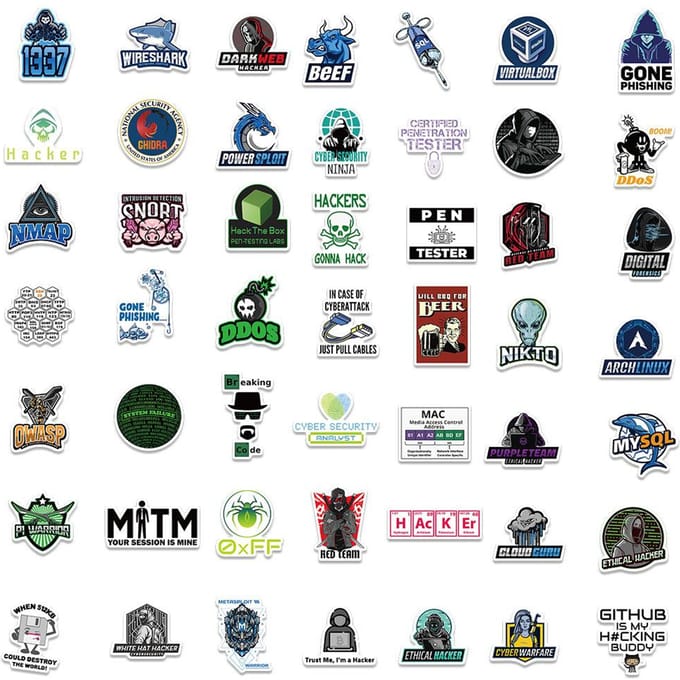 50/100 stuks Netwerk Hacker Programmering Stickers Grappige Cartoon IT Ingenieur Computer Sticker Bagage Laptop Gitaar Telefoon Decals