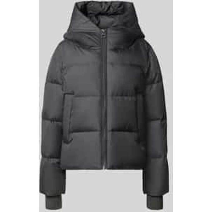 Regular fit donsjack met labelpatch