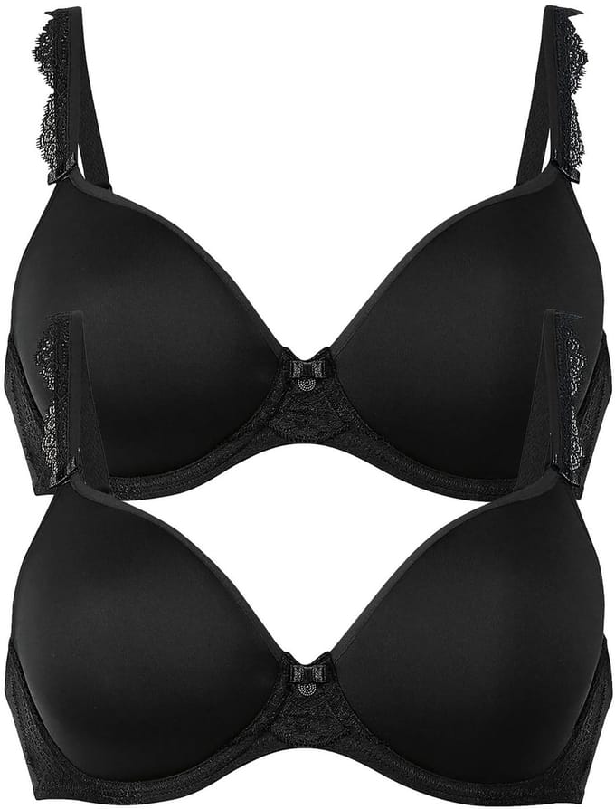 2-pack beugel-BH met spacer-cups Selma