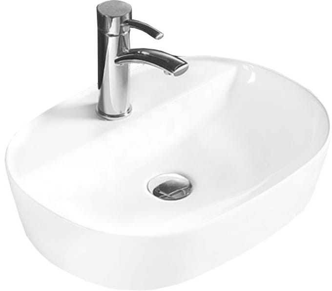 Mexen Iris opzetwastafel 50 x 38 cm, wit - 21995000