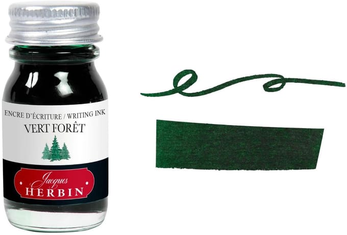 Jacques Herbin Vulpen Inkt - Vert forêt - Groen - 10 ml