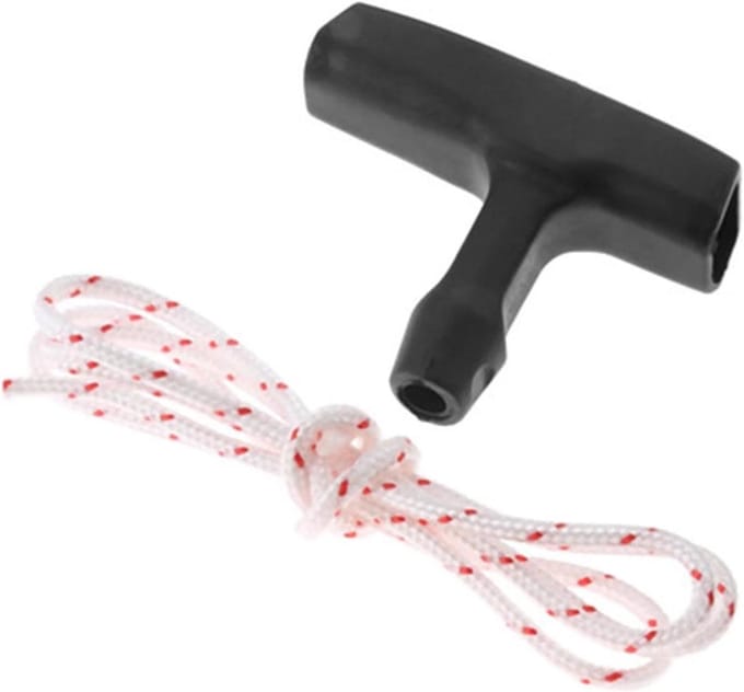 Trekkoord Grasmaaier - Startsnoer Starter - Tuinonderhoud - Duurzaam ABS Polyester - 7 x 5.3 x 1.8 cm - Zwart