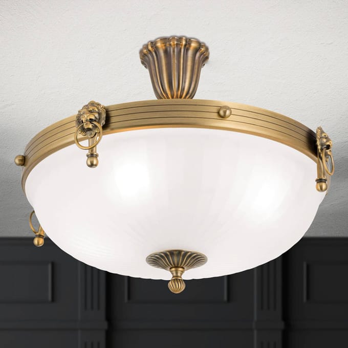 ORION Rocca plafondlamp met afstandhouder, diameter 43cm