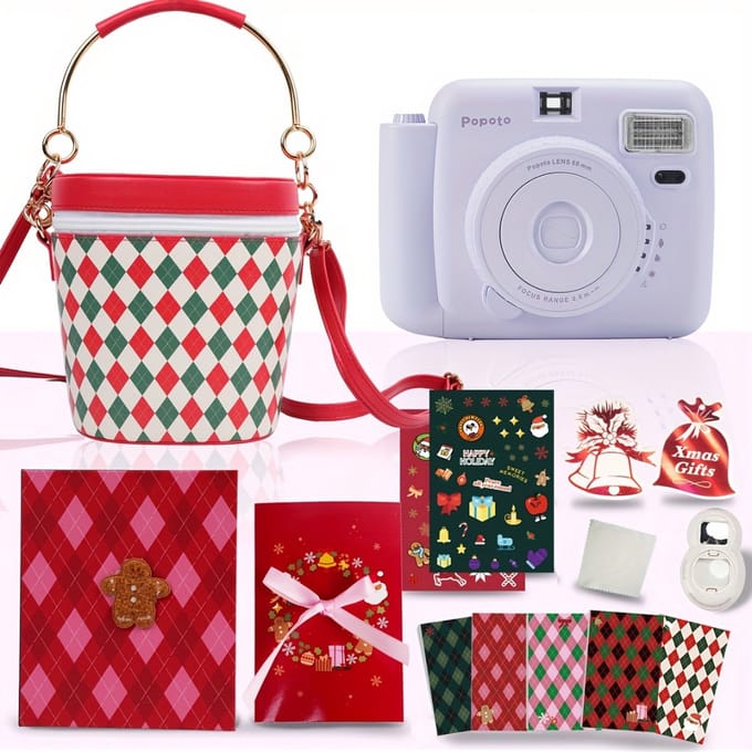Livano Camera - Printer - Digitale Foto Camera - Camera Met Printer - Oplaadbaar - Lavendel